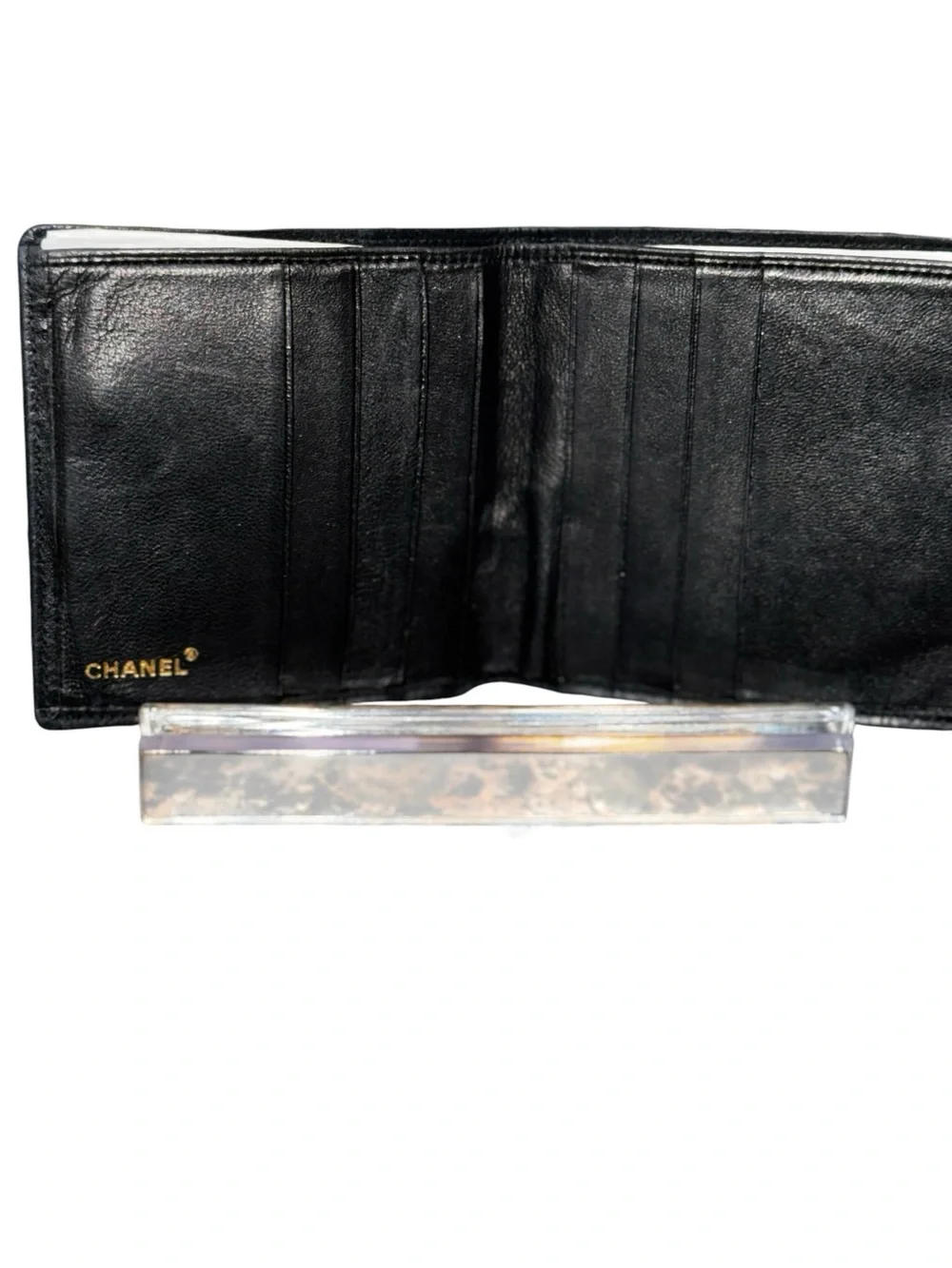 Chanel Two-folded wallet Vicolore Leather Authentic USED